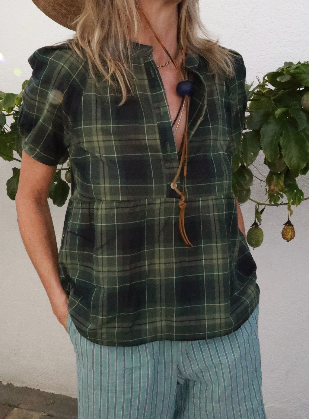 Ada Top - Cypress Madras