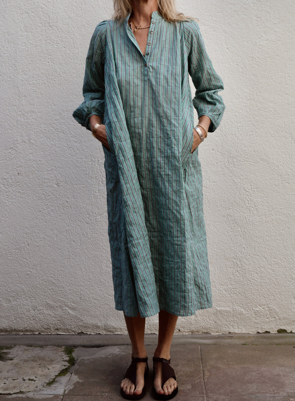 Atlin Dress - Acacia Stripe