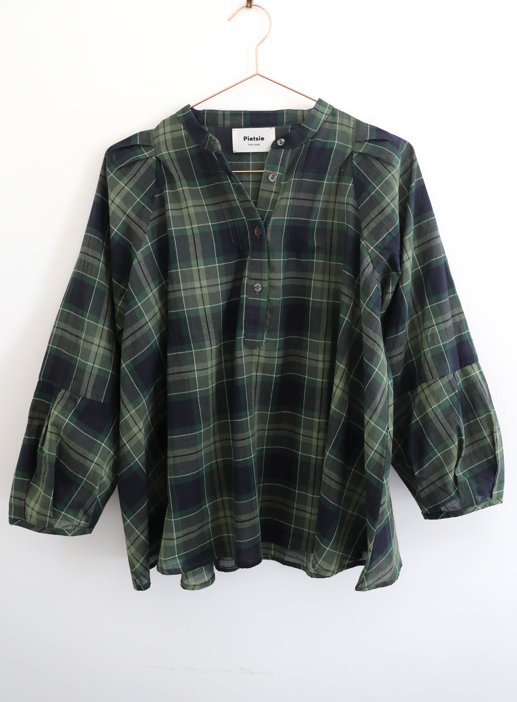 Atlin Top - Cypress Plaid - Extra Small