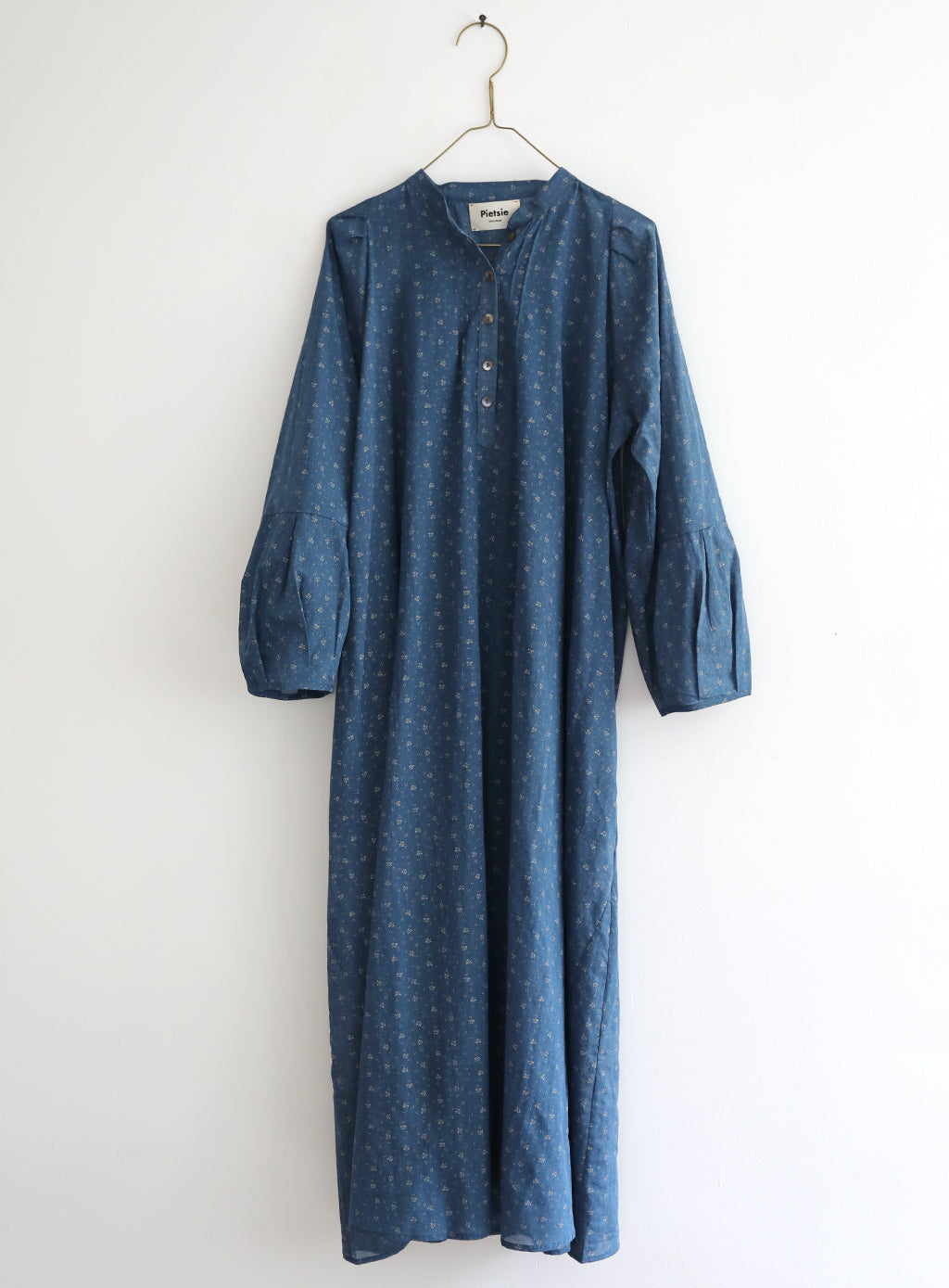 Atlin Dress - Indigo Calico