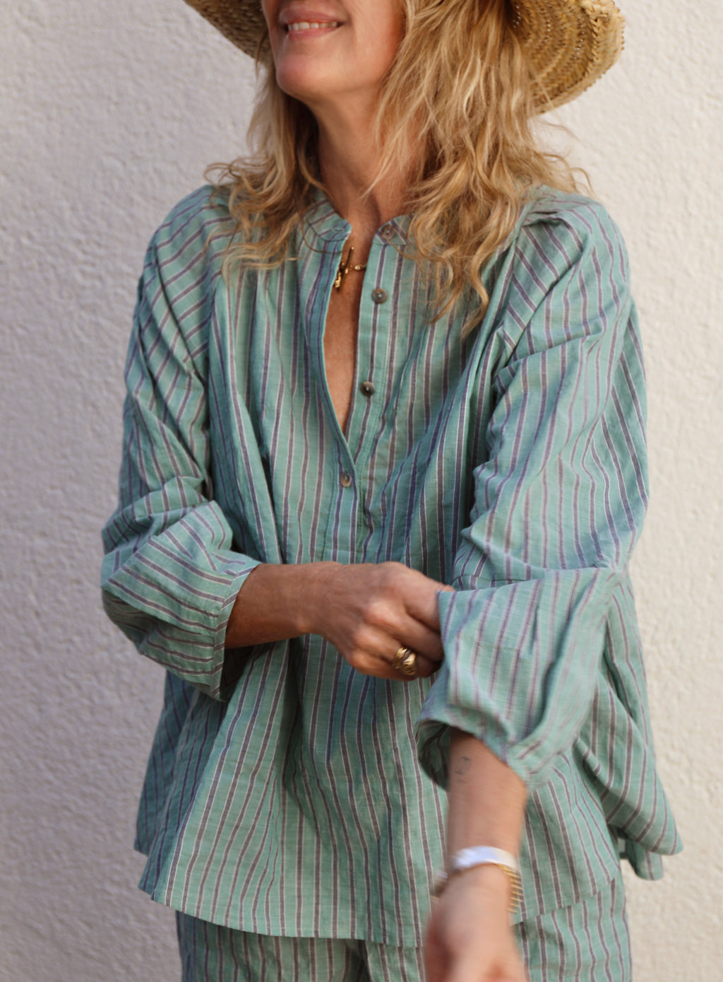 Atlin Top - Acacia Stripe