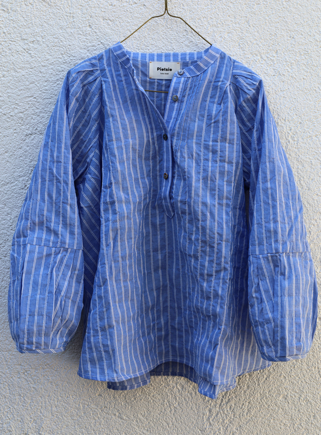 Atlin Top - Biarritz Blue Stripe