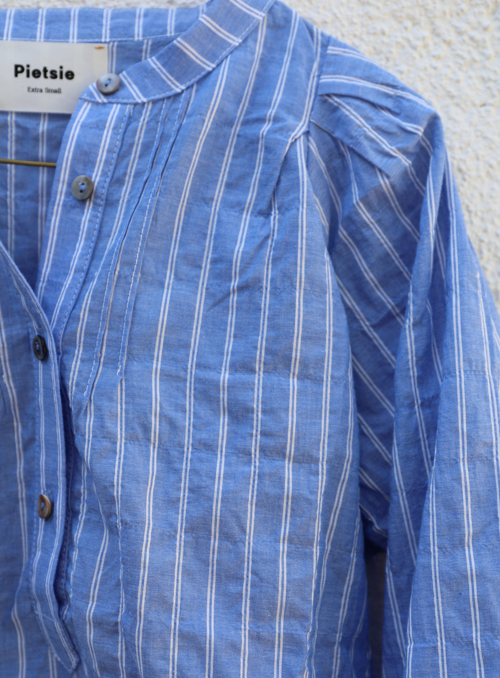 Atlin Top - Biarritz Blue Stripe