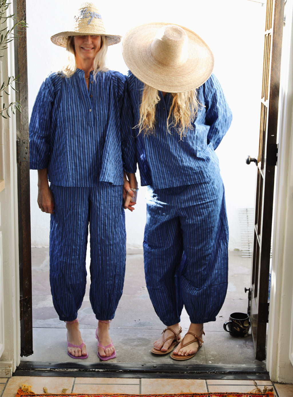 Playa Pant - Majorelle Stripe