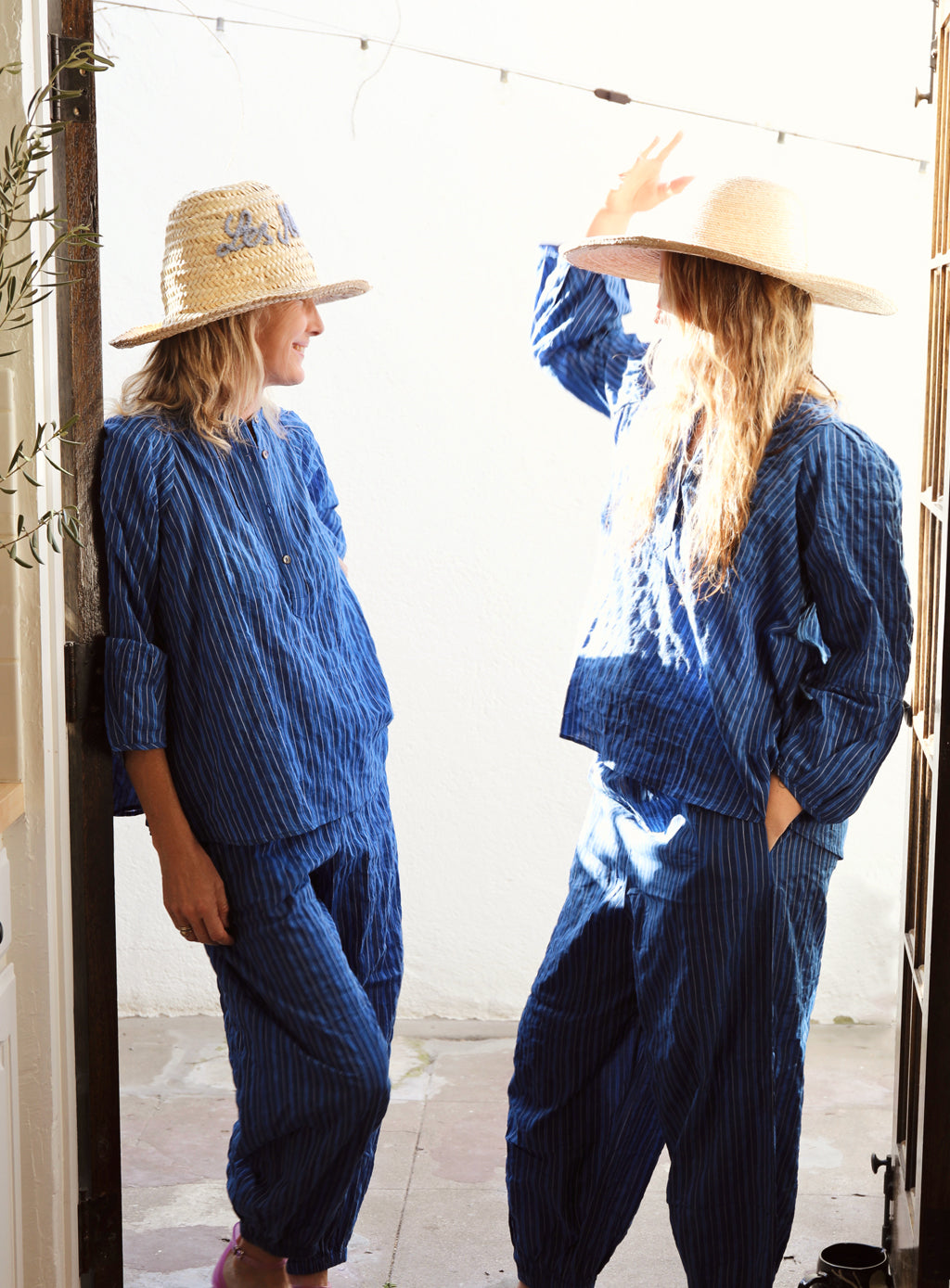 Atlin Top - Majorelle Stripe