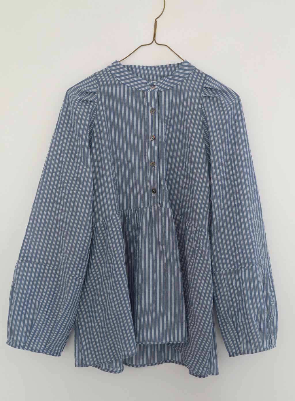 Avignon Top - Blue &amp; White Stripe