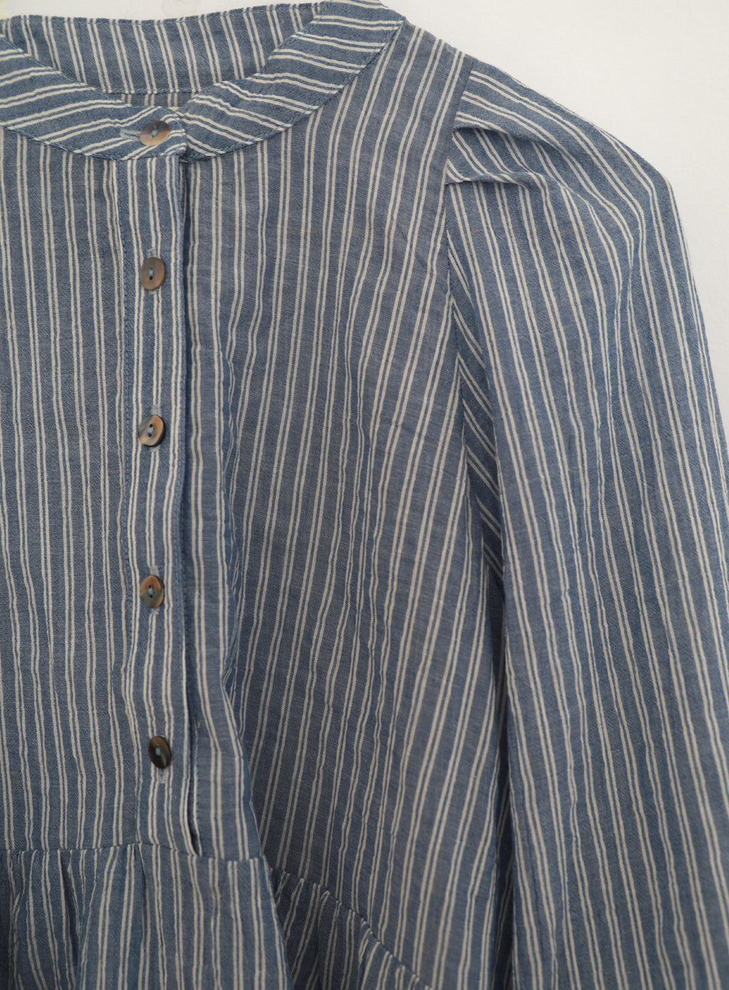 Avignon Top - Blue &amp; White Stripe