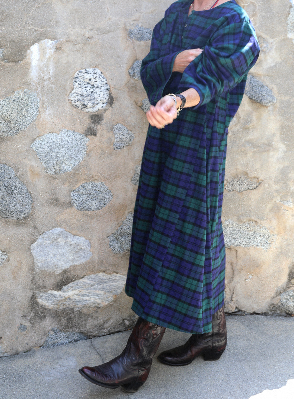 Bal Caftan - Black Watch Tartan