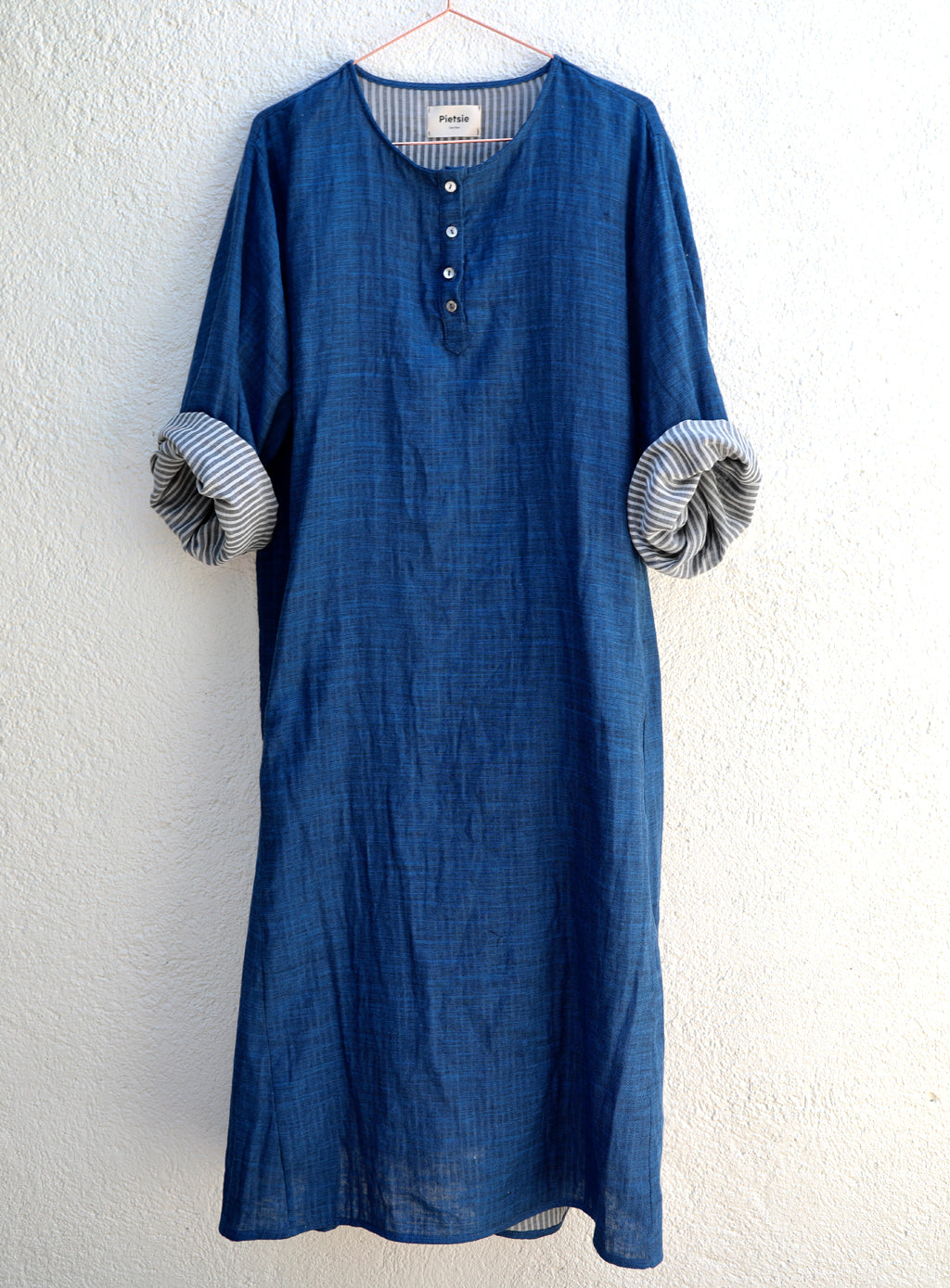 Bal Caftan - Blue Double Gauze