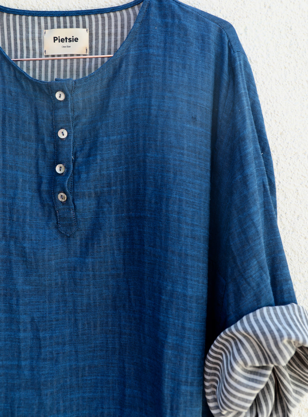 Bal Caftan - Blue Double Gauze