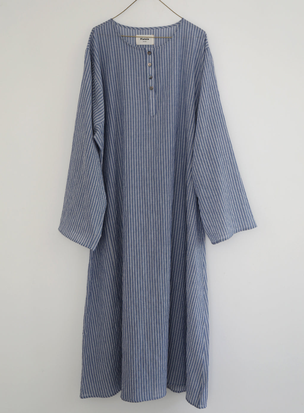 Bal Caftan - Blue &amp; White Stripe
