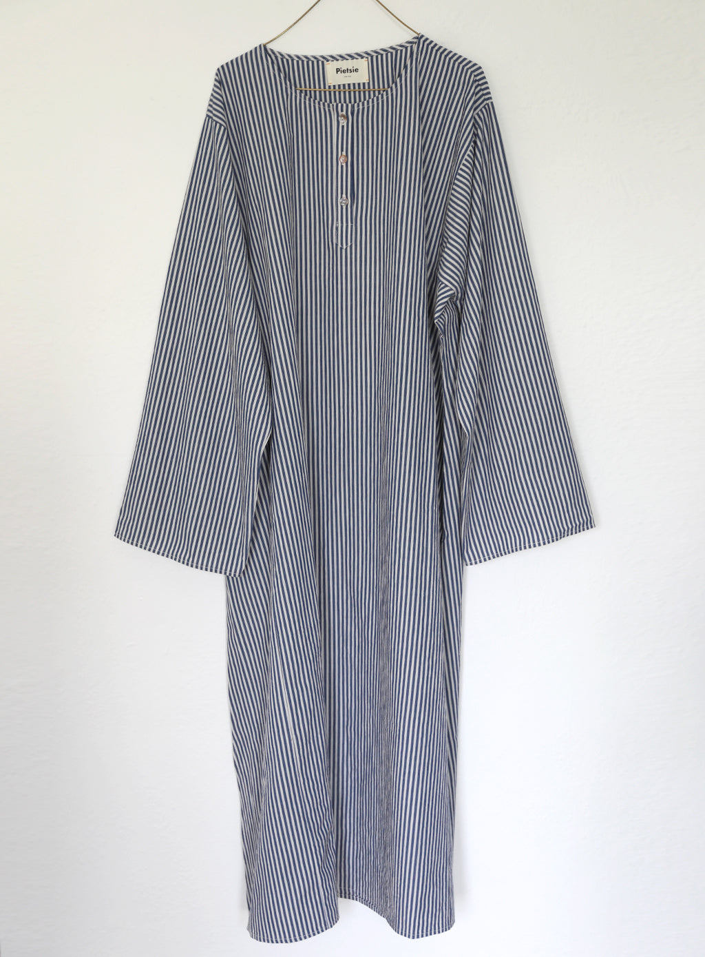 Bal Caftan - Blue Ticking Stripe - One Size