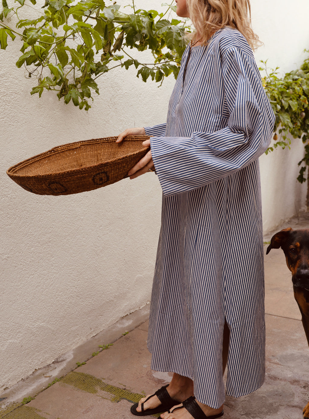 Bal Caftan - Ticking Stripe