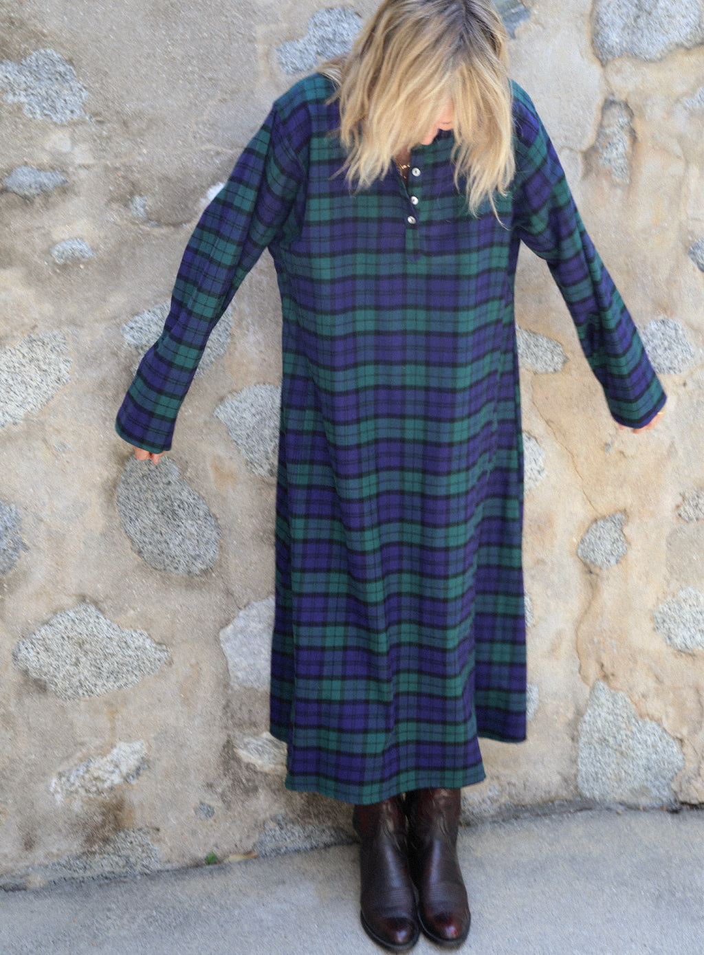 Bal Caftan - Black Watch Tartan