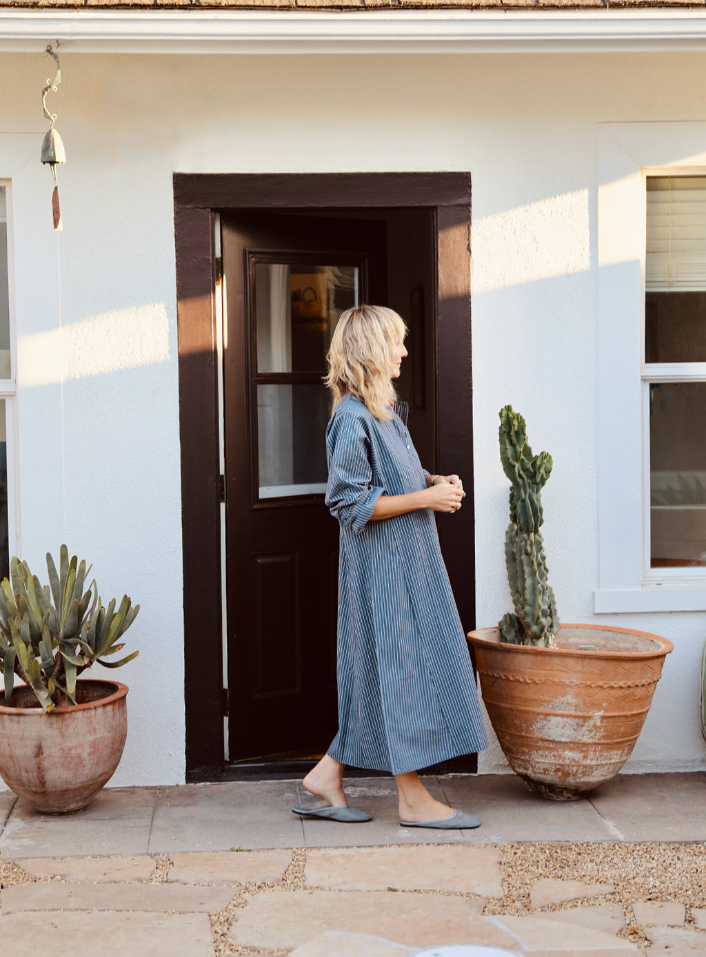 Bal Caftan - Carbon Stripe
