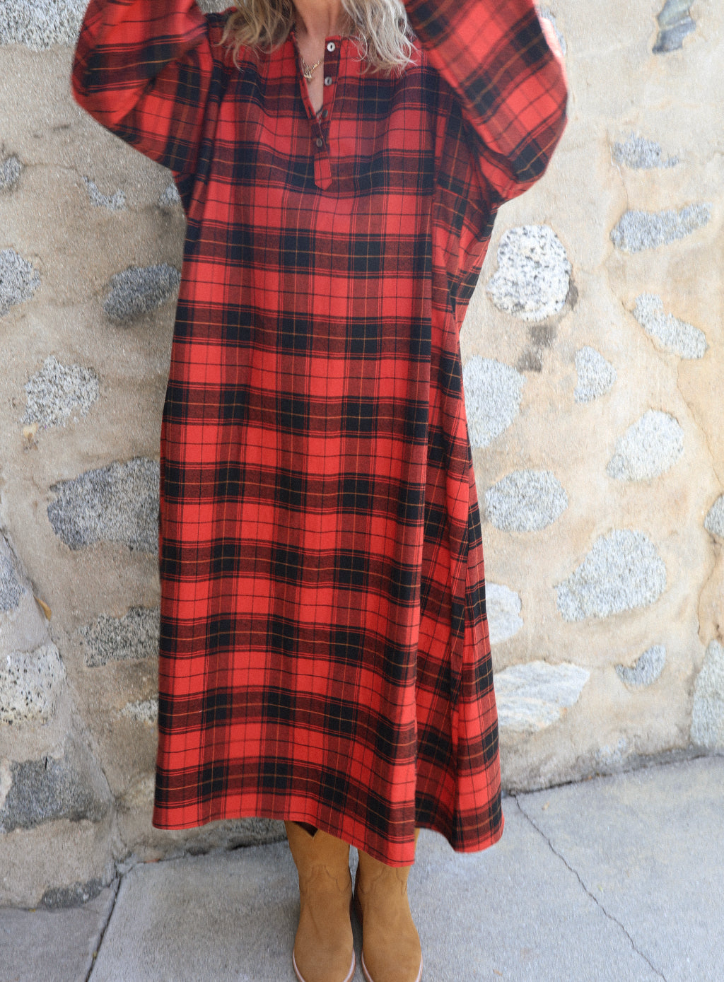 Bal Caftan - Fireside Tartan