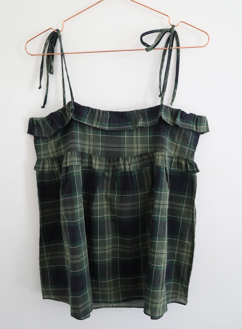 Chora Top - Cypress Plaid - Small