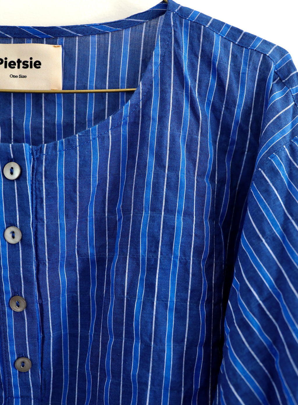 Corsica Top - Majorelle Stripe
