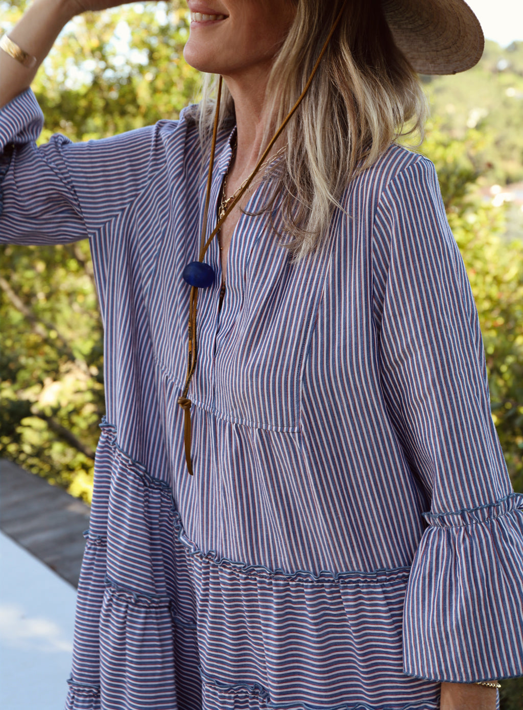 Dahlia Dress - Marrakech Stripe