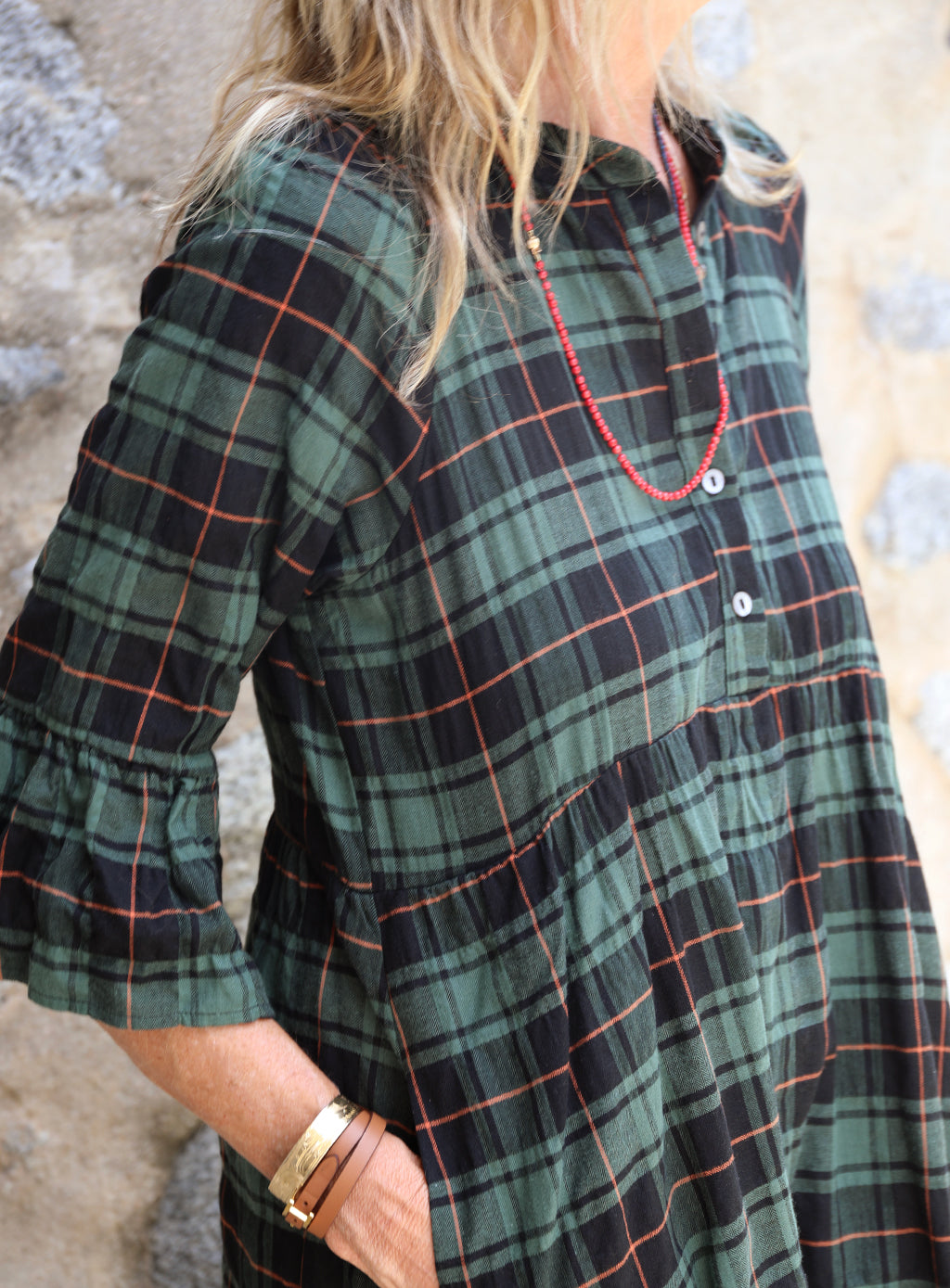 Dove Dress - Highland Plaid