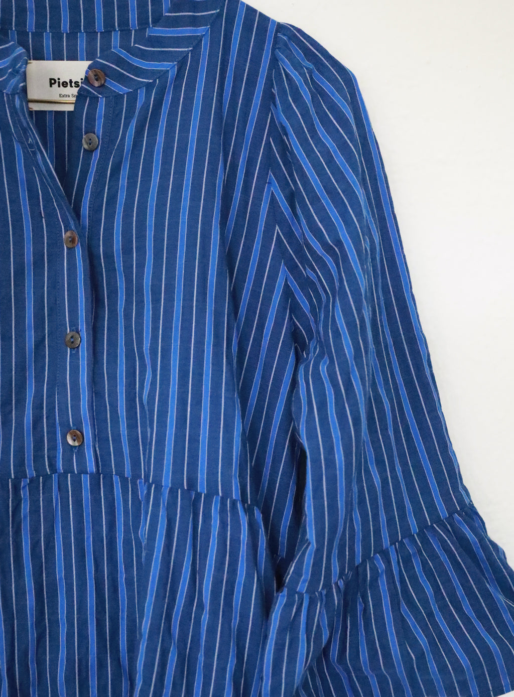 Dove Dress - Majorelle Stripe