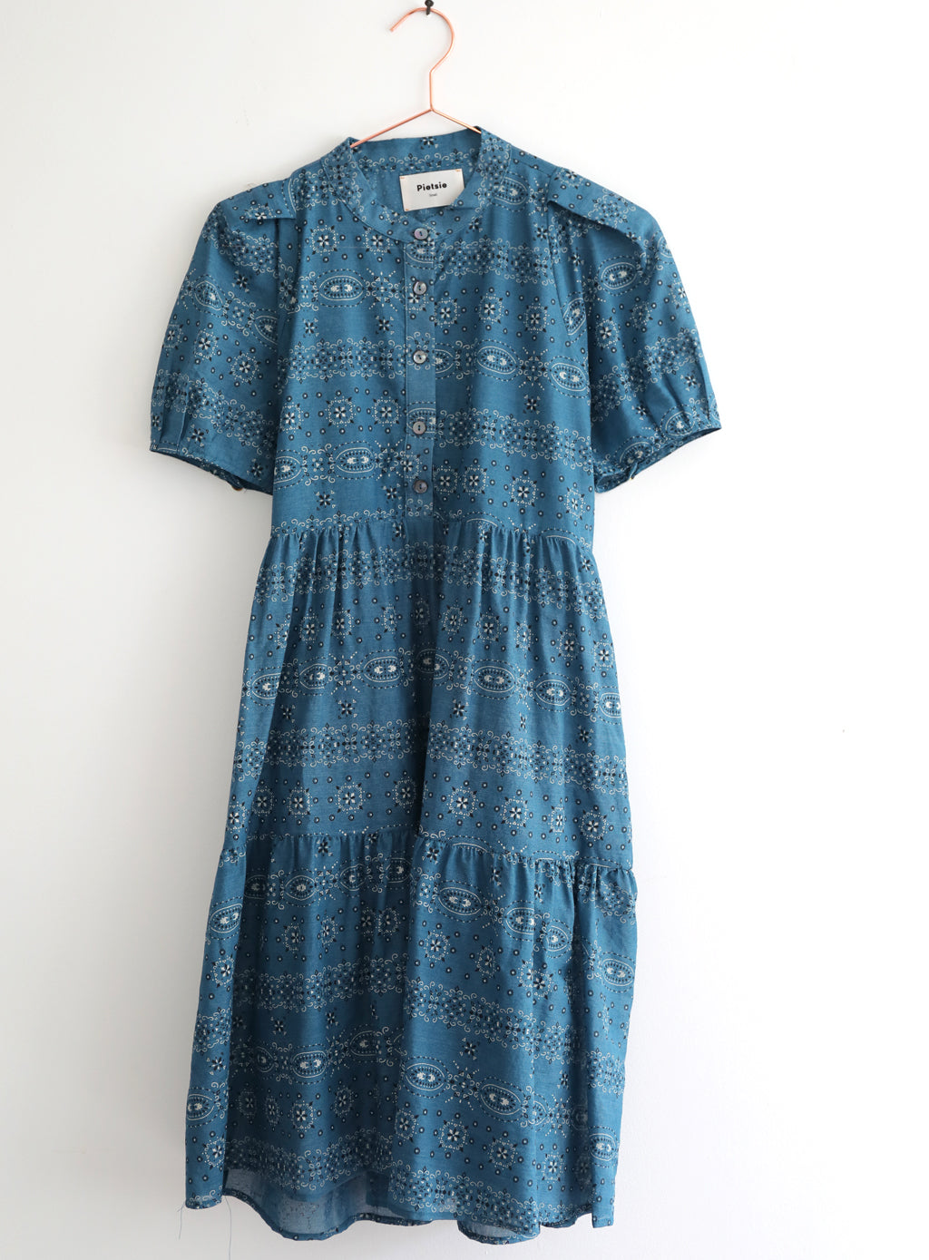 Oaxaca Dress - Blue Bandana