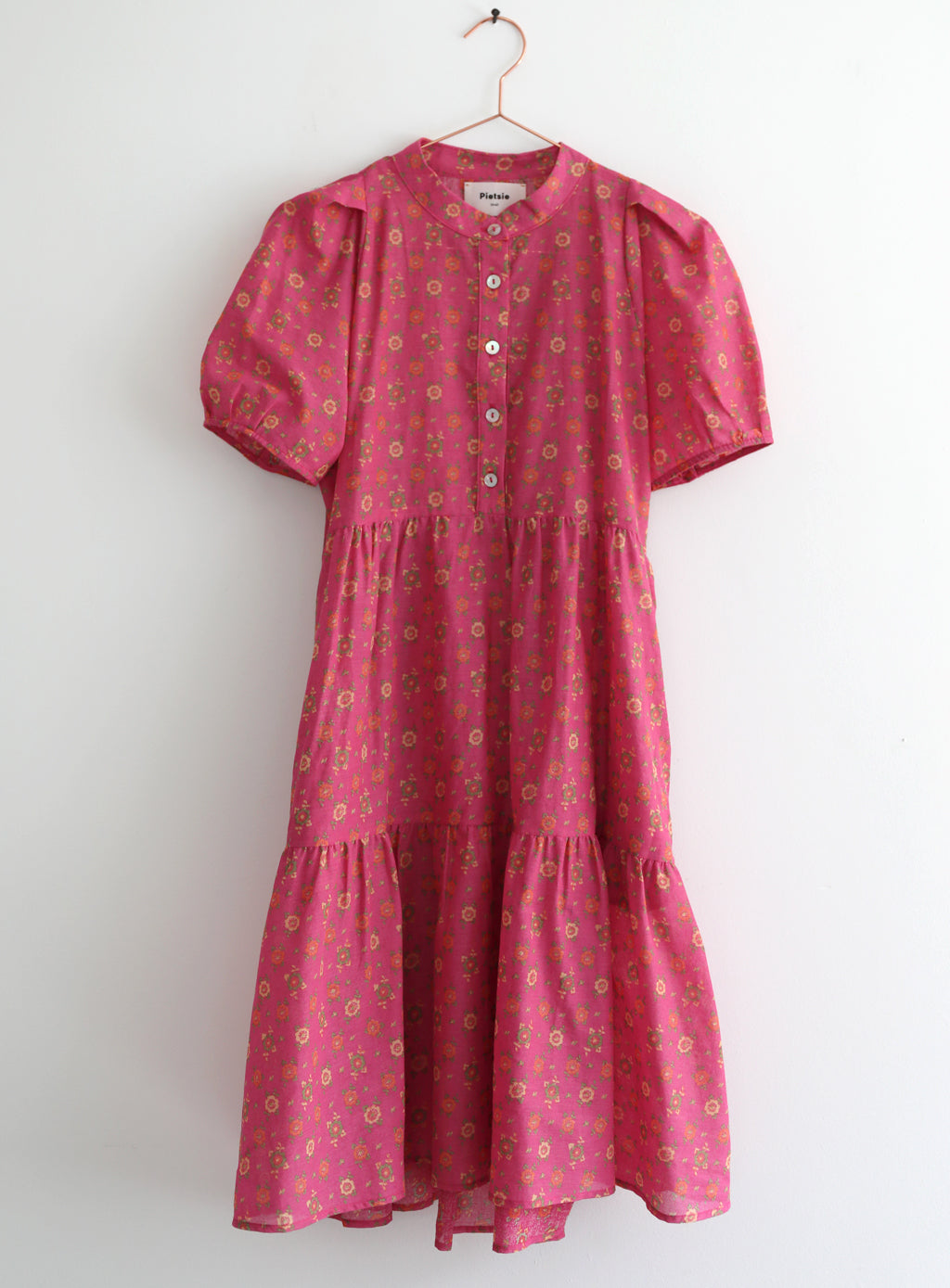 Oaxaca Dress - Pink Flower