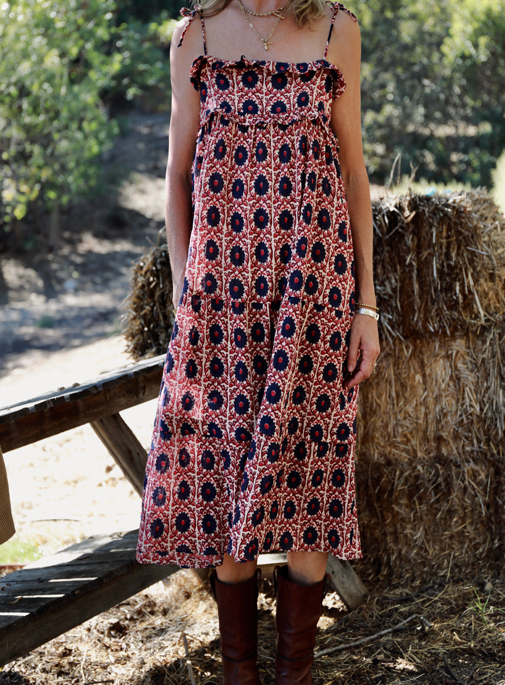 Patmos Dress - Cassis