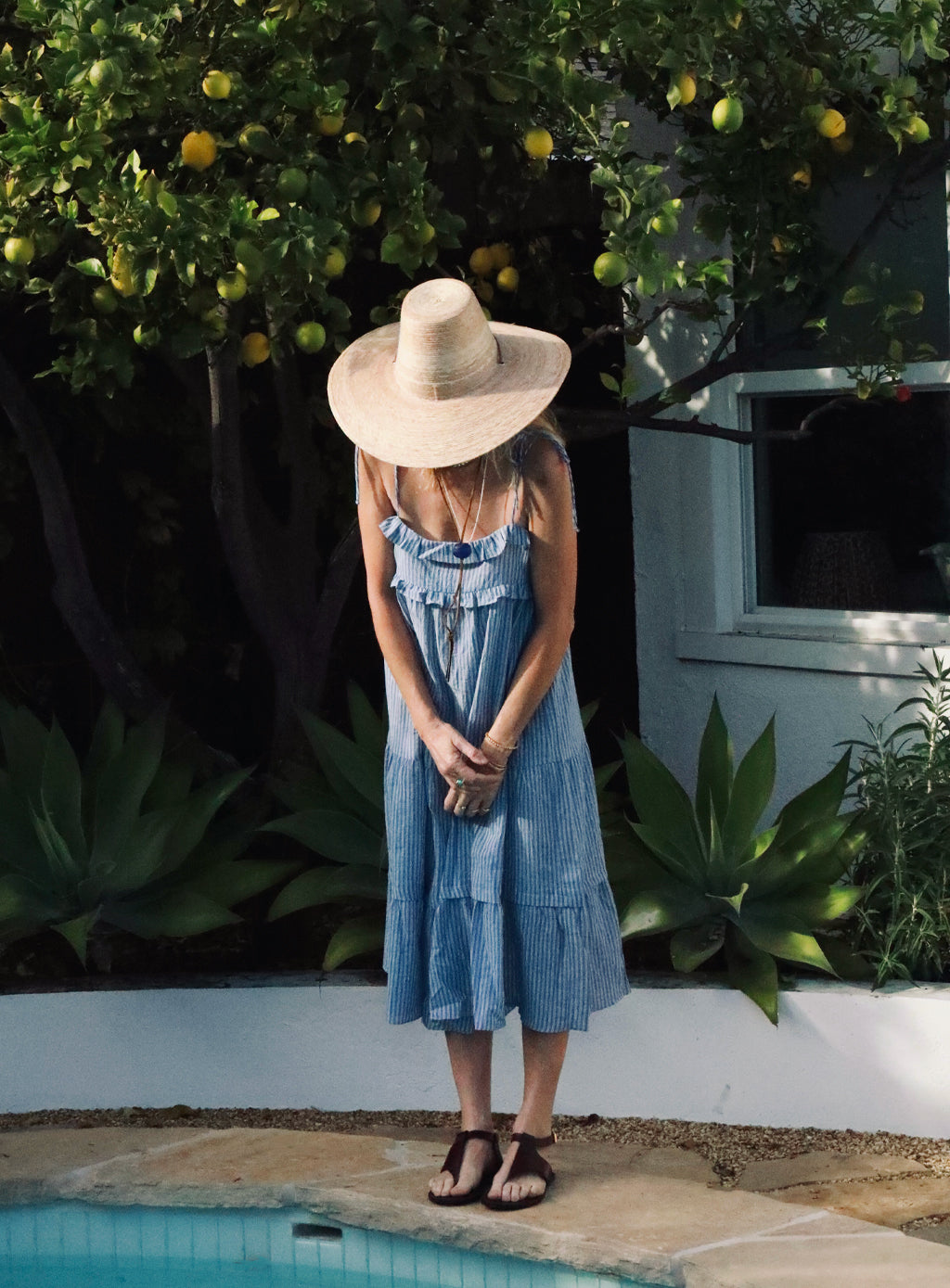 Patmos Dress - Blue & White Stripe