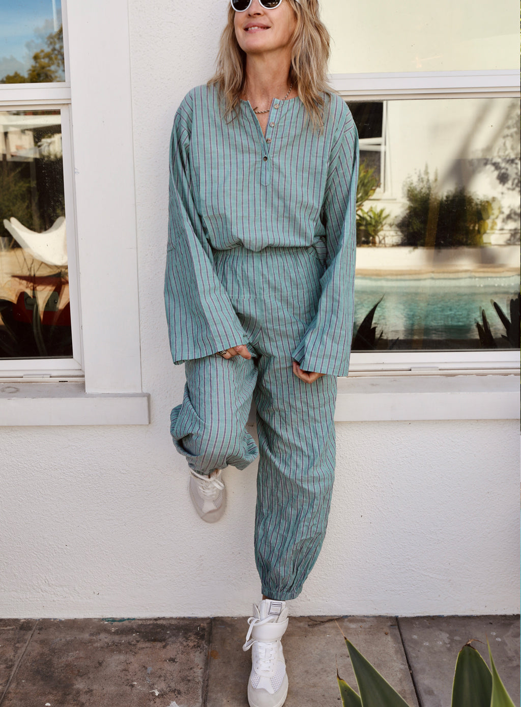 Playa Pant - Acacia Stripe