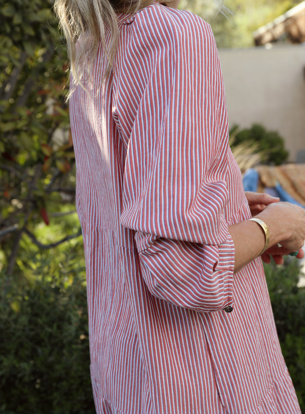 San Pancho Dress - Fez Stripe