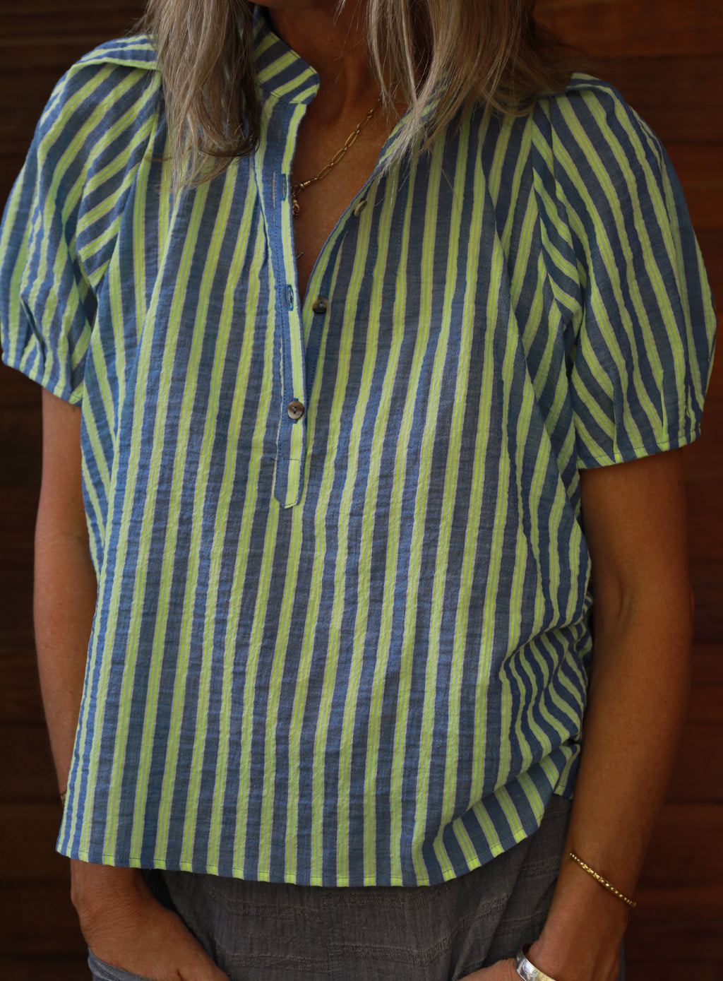 Sol Top - Citrus Stripe