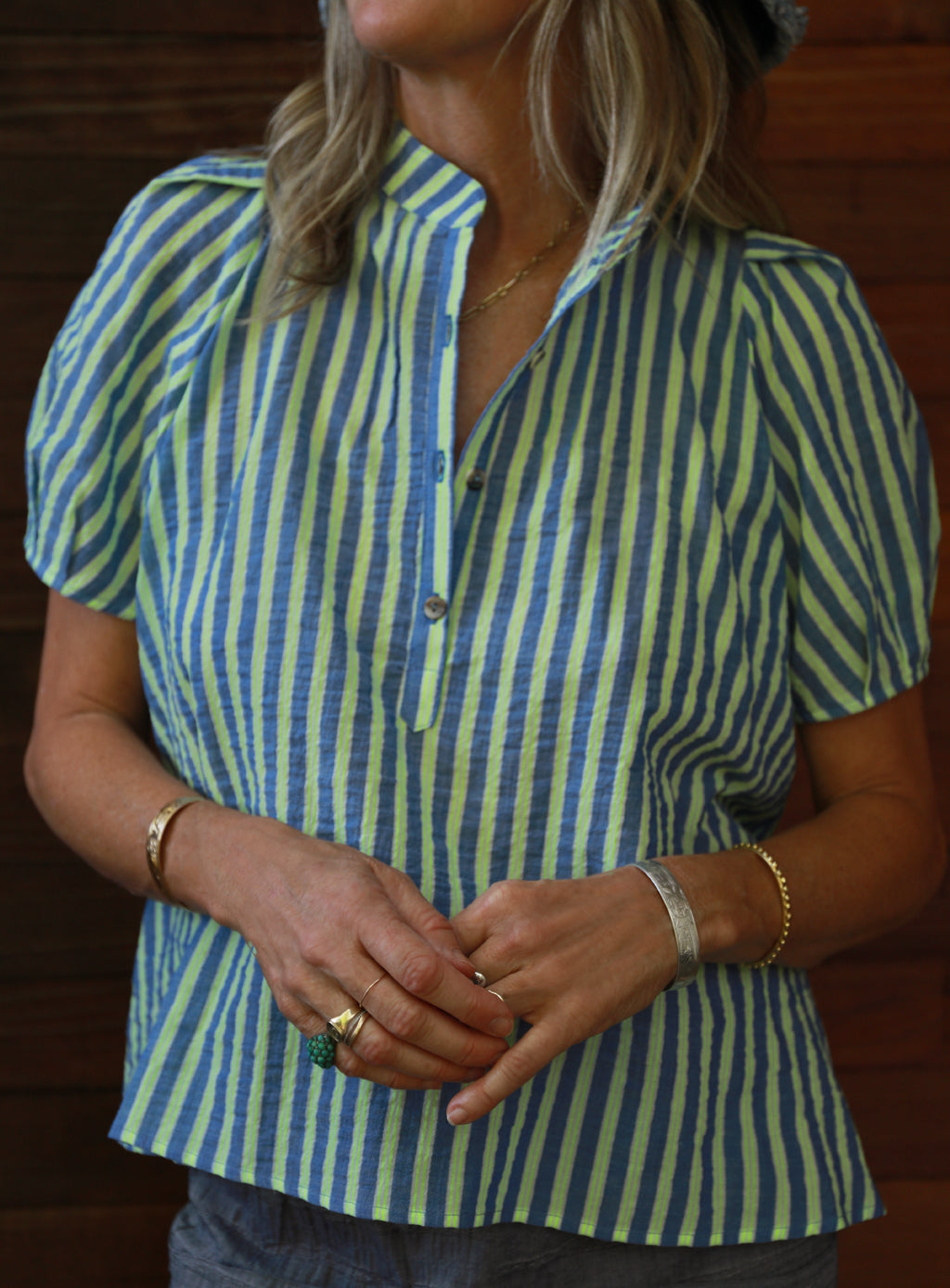 Sol Top - Citrus Stripe