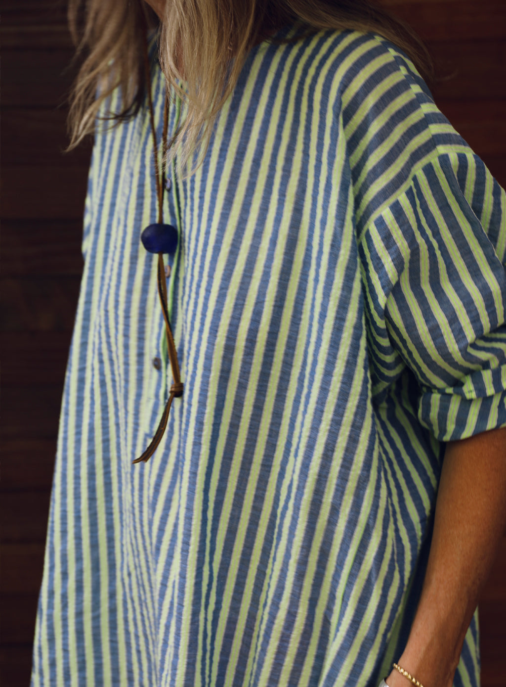 Tunis Caftan - Citrus Stripe
