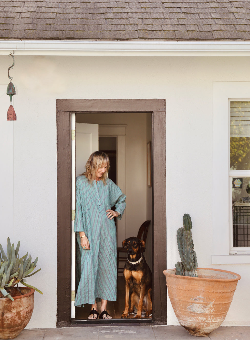 Tunis Caftan - Acacia Stripe