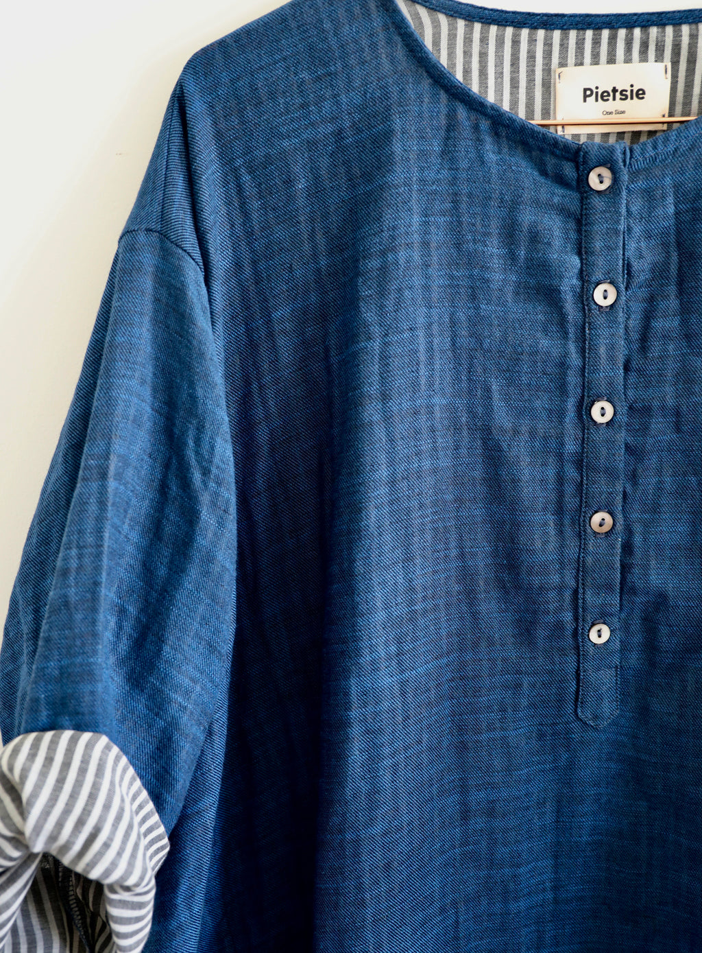 Tunis Caftan - Blue Double Gauze