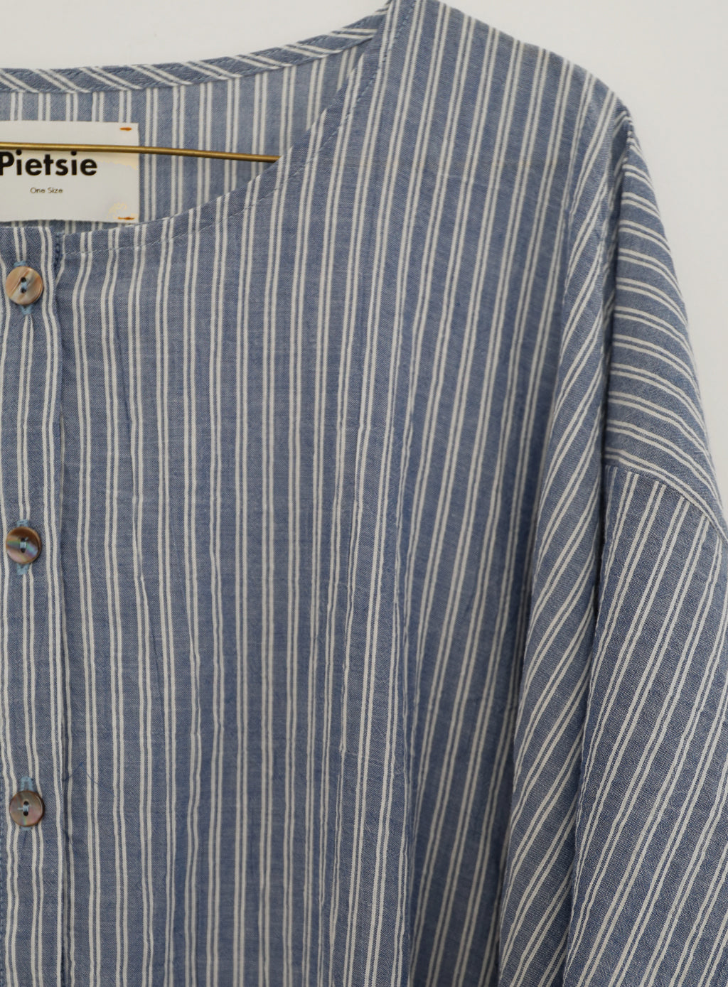 Tunis Caftan - Blue &amp; White Stripe