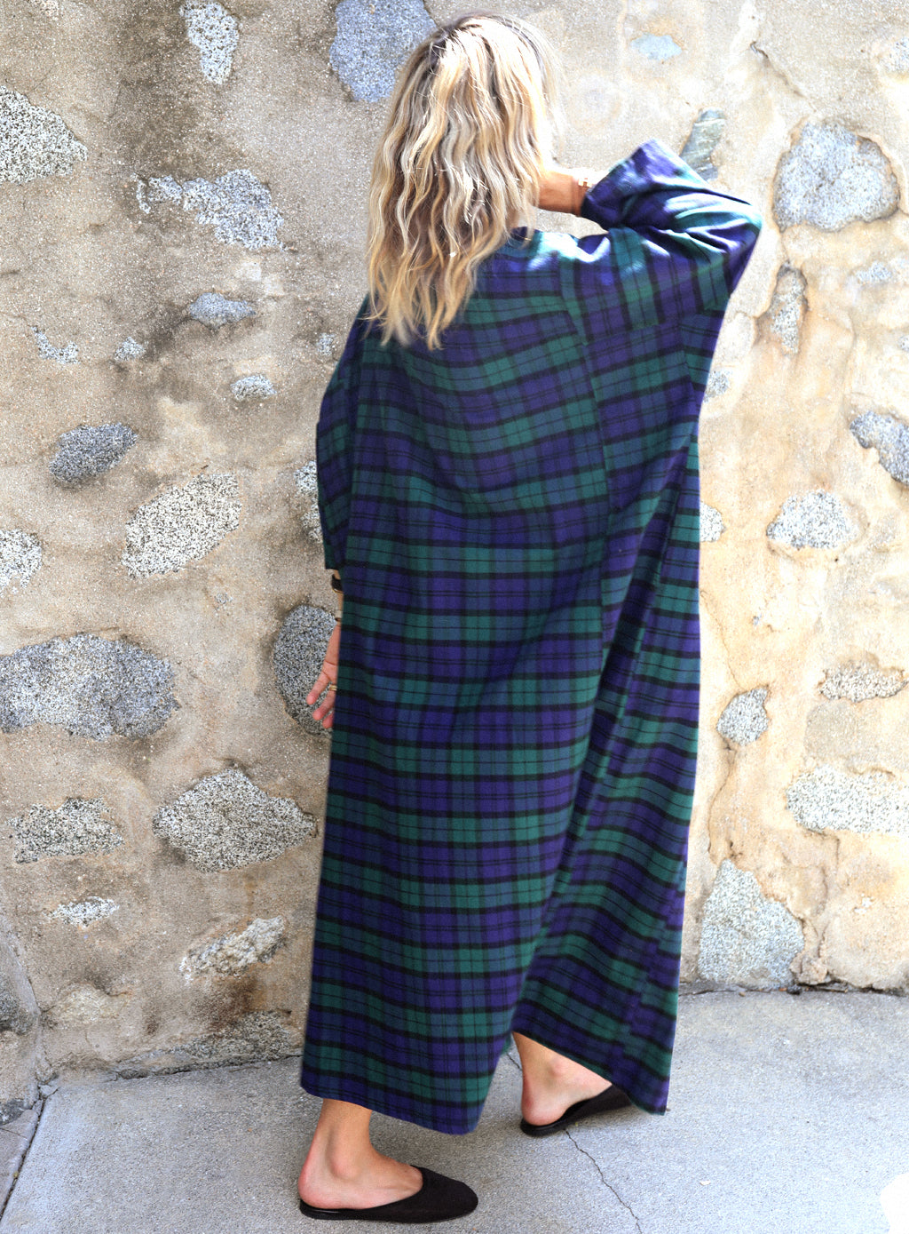 Tunis Caftan - Black Watch Tartan