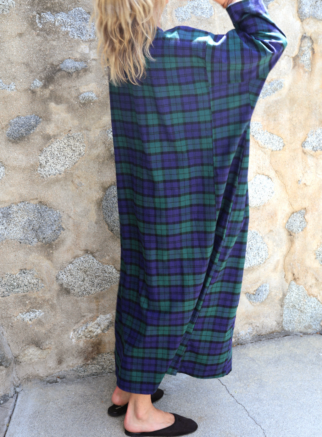 Tunis Caftan - Black Watch Tartan