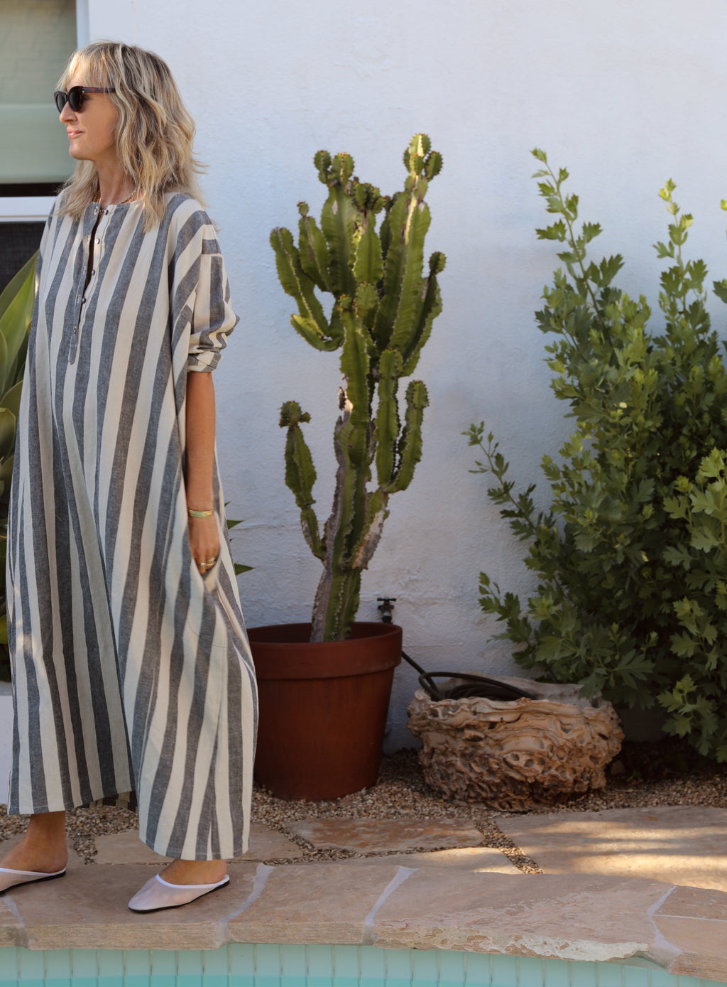 Tunis Caftan - Fez Stripe