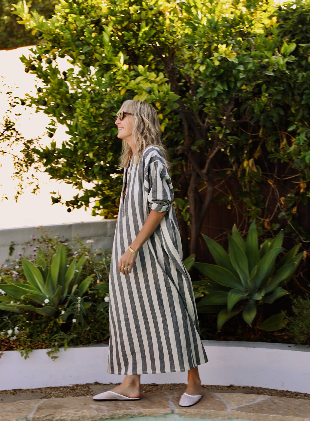 Tunis Caftan - Fez Stripe