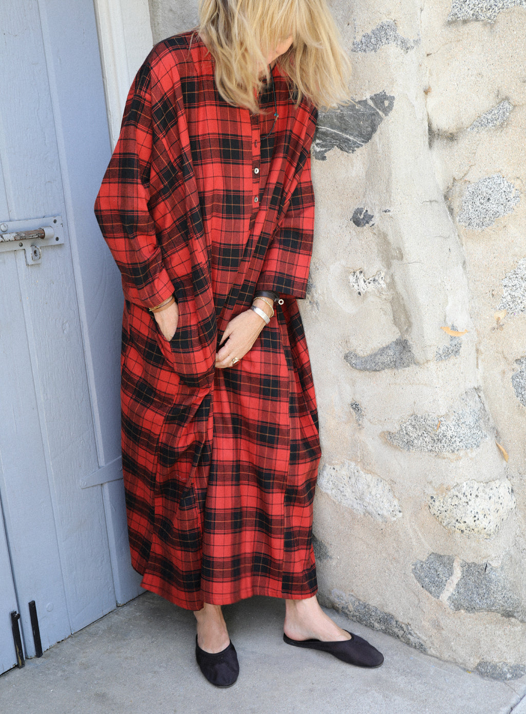 Tunis Caftan - Fireside Tartan