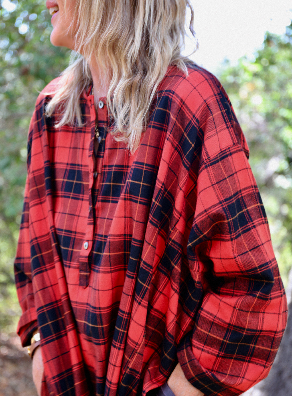 Tunis Caftan - Fireside Tartan